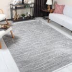 Runner Geometrik Çizgi Gri