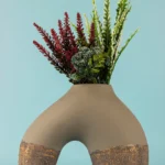 Doğal Doku Beton Form Vazo