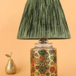 Mozaik Parıltılı El Yapımı Masa Lambası