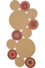 LUKE 848 RENKLİ KAHVE EL DOKUMASI HALI - Görsel 2