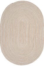 LUKE 854 KAHVE EL DOKUMASI OVAL  HALI - Görsel 2