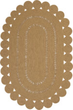 LUKE 862 KAHVE EL DOKUMASI OVAL HALI - Görsel 6