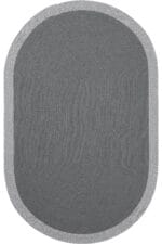 LUKE 868 GRİ BEYAZ BURGULU OVAL HALI - Görsel 2