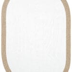 LUKE 869 BEYAZ JÜT OVAL HALI