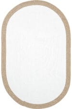 LUKE 869 BEYAZ JÜT OVAL HALI