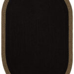 LUKE 867 SİYAH JUT OVAL HALI