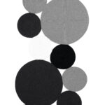 LUKE 849 SİYAH GRI EL DOKUMASI HALI