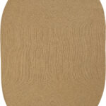 LUKE 304 KAHVE EL DOKUMASI OVAL HALI