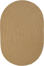 LUKE 304 KAHVE EL DOKUMASI OVAL HALI