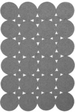 LUKE 516 KOYU GRİ HALI