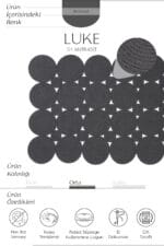 LUKE 514 ANTRASİT HALI - Görsel 3