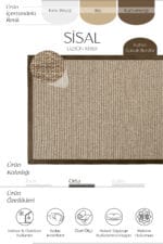 LIZBON M360 SİSAL HALI - Görsel 3