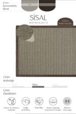 MONTANA ART 01 SİSAL HALI - Görsel 2