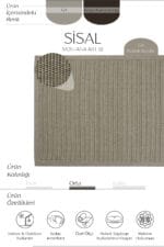 MONTANA ART 02 SİSAL HALI - Görsel 2