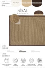 TORONTO ART 04 SİSAL HALI - Görsel 2