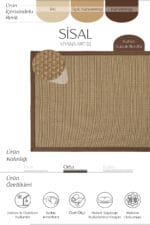 VIYANA ART 02 SİSAL HALI - Görsel 3