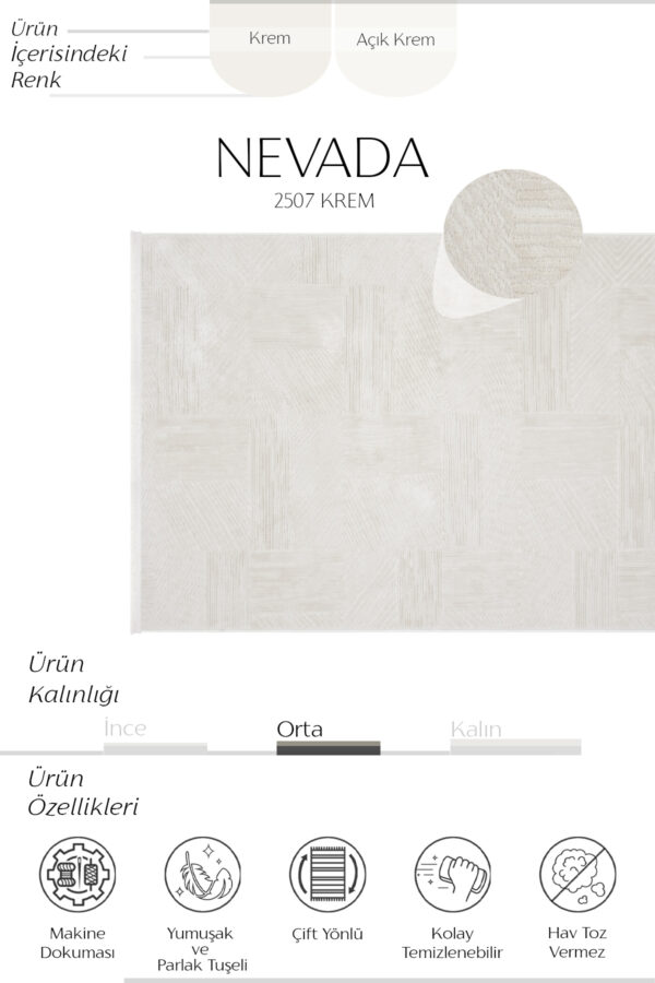NEVADA 2507 KREM MODERN - Görsel 3