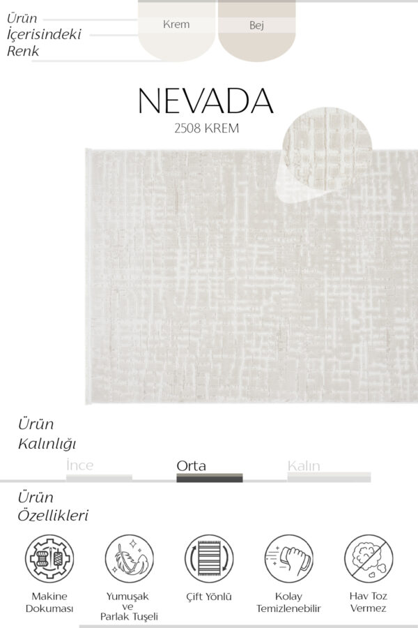 NEVADA 2508 KREM MODERN - Görsel 3