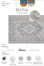 BELINA 903 KREM MAVİ - Görsel 4