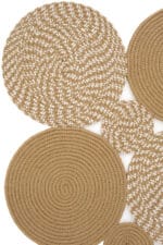 LUKE 310 JUT KAHVE BEYAZ HALI - Görsel 4