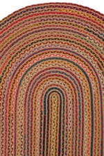 LUKE 403 KAHVE MERCAN EL DOKUMASI OVAL HALI - Görsel 4