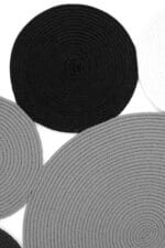 LUKE 849 SİYAH GRI EL DOKUMASI HALI - Görsel 4