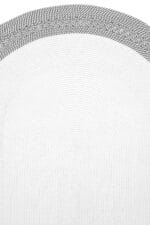 LUKE 870 GRİ BEYAZ JÜT OVAL HALI - Görsel 4