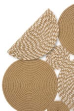 LUKE 310 JUT KAHVE BEYAZ HALI - Görsel 5