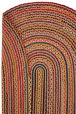 LUKE 403 KAHVE MERCAN EL DOKUMASI OVAL HALI - Görsel 5