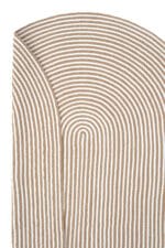 LUKE 854 KAHVE EL DOKUMASI OVAL  HALI - Görsel 5