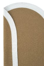 LUKE 857 KAHVE BEYAZ EL DOKUMASI OVAL HALI - Görsel 5