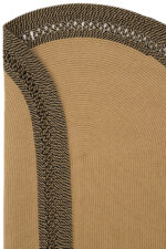 LUKE 866 JUT SİYAH BURGULU OVAL HALI - Görsel 5