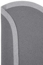 LUKE 868 GRİ BEYAZ BURGULU OVAL HALI - Görsel 5