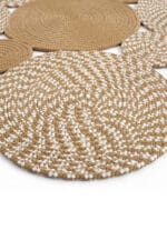 LUKE 310 JUT KAHVE BEYAZ HALI - Görsel 6