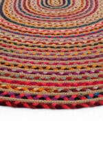 LUKE 403 KAHVE MERCAN EL DOKUMASI OVAL HALI - Görsel 6