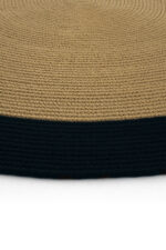 LUKE 858 KAHVE SİYAH EL DOKUMASI OVAL HALI - Görsel 6