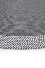 LUKE 868 GRİ BEYAZ BURGULU OVAL HALI - Görsel 6