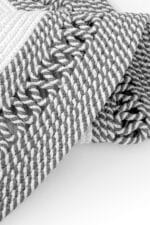 LUKE 870 GRİ BEYAZ JÜT OVAL HALI - Görsel 7