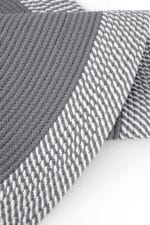 LUKE 868 GRİ BEYAZ BURGULU OVAL HALI - Görsel 7