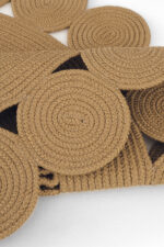 LUKE 862 KAHVE EL DOKUMASI OVAL HALI - Görsel 7