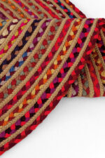 LUKE 403 KAHVE MERCAN EL DOKUMASI OVAL HALI - Görsel 7