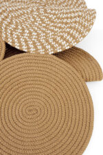 LUKE 310 JUT KAHVE BEYAZ HALI - Görsel 7