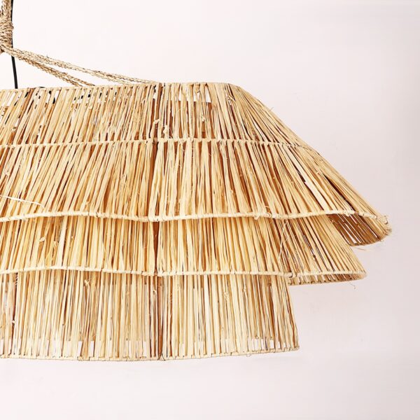 Bali Layers – Doğal Rattan Katlı Avize 135x65x45 cm - Görsel 5