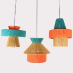 COLORS Renkli İP Avize 3 LÜ SET