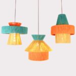 COLORS Renkli İP Avize 3 LÜ SET - Görsel 2