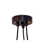 Pileli Krep Gri & Krem Demor Kumaş Avize Seti - Görsel 5