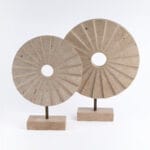 Felek – El Yapımı Sarı Traverten Dekor Seti