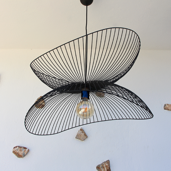 Utku Siyah Metal Aydınlatma 60x45 - Görsel 6