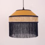 Paris Doğal Hazeranlı Kumaş 3'lü Avize SET - Görsel 5