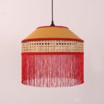 Paris Doğal Hazeranlı Kumaş 3'lü Avize SET - Görsel 3